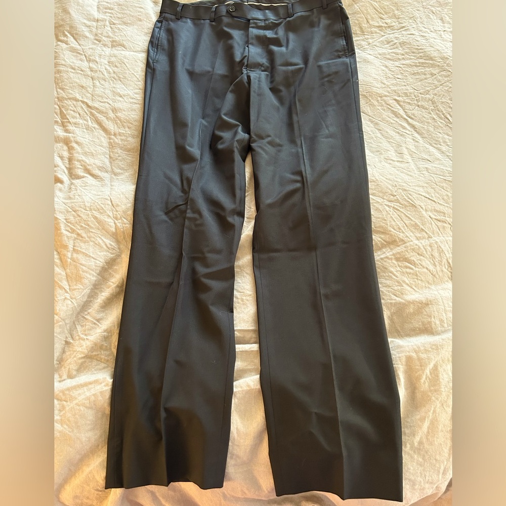 Brooks Brothers Black Regent Fit Dress Pants